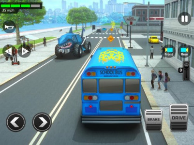 Super High School Bus Driving Simulator 3D - 2020