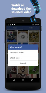 Download Facebook Videos