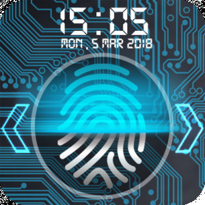 Fingerprint lock screen