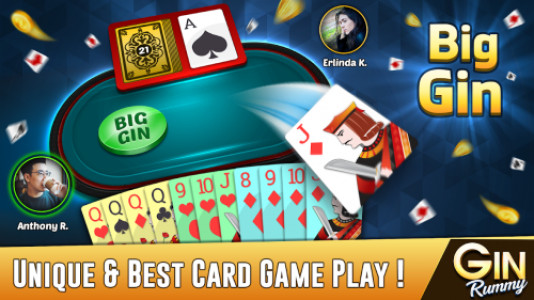 Gin Rummy - Best Free 2 Player Card Games