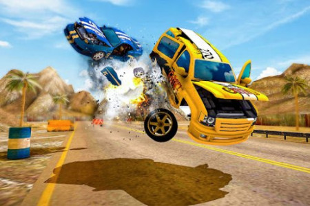 Chained Car Racing Games 3D