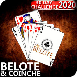 Free French Belote & Coinche - 30 days Challenge