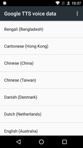 Speech Services by Google